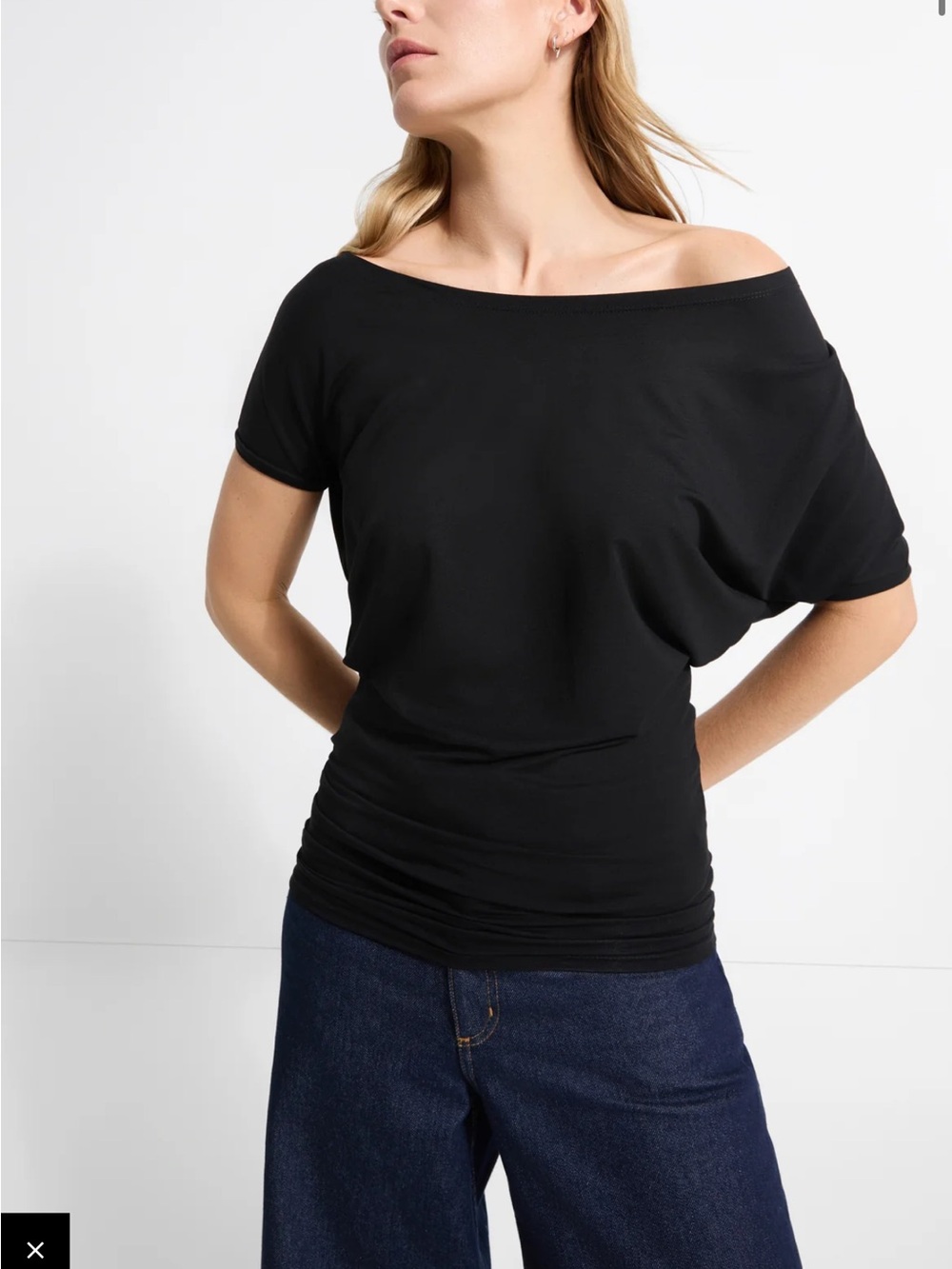 Marcella Elena blouse top SZ M in TAN